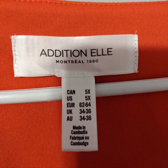 Addition Elle Faux Wrap Dress - Picture 3 of 5